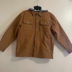 Dickies Brown Hooded Jean Jacket